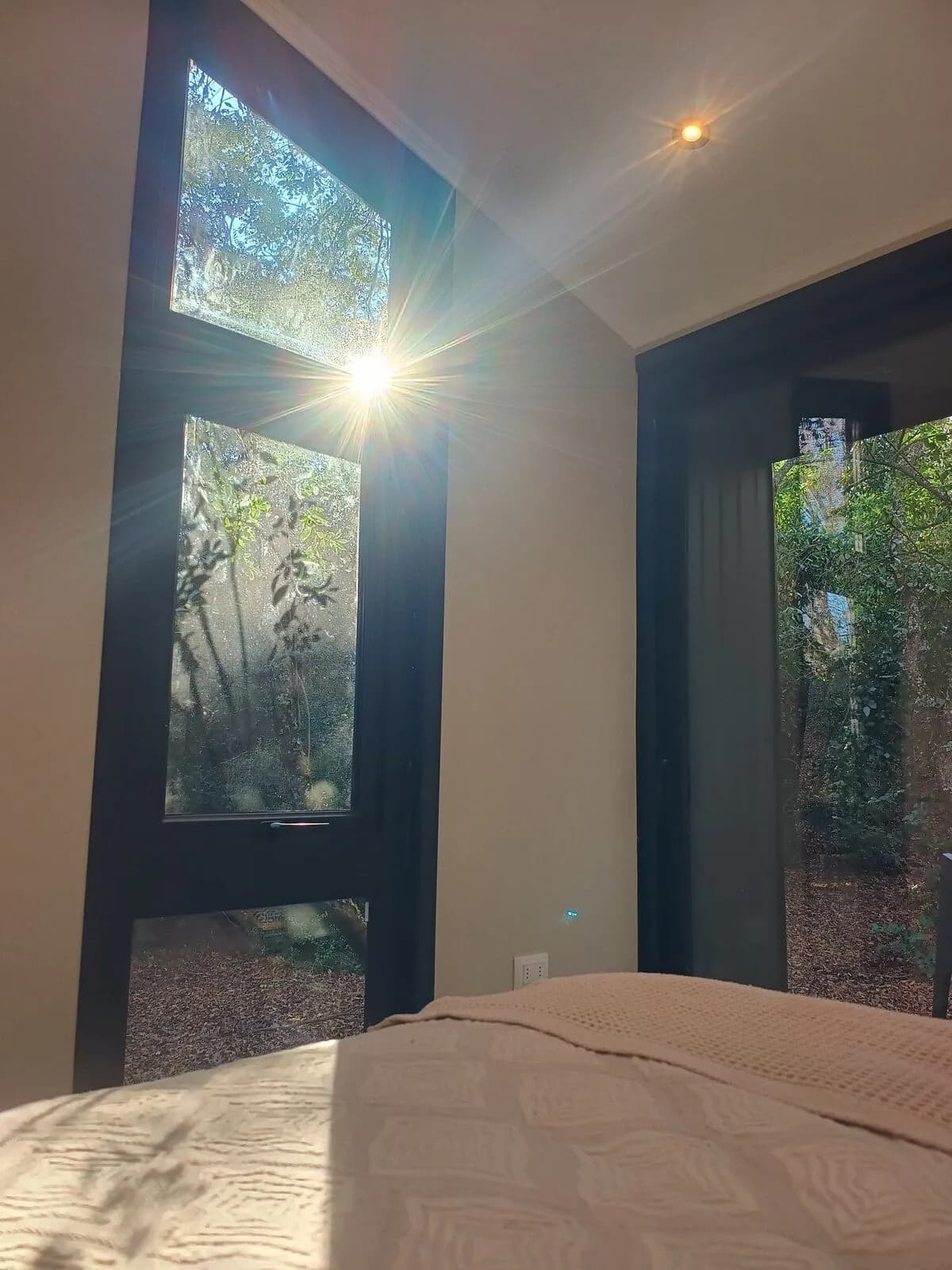Dormitorio de Refugio2 — cabaña acogedora para parejas en Vilches Alto