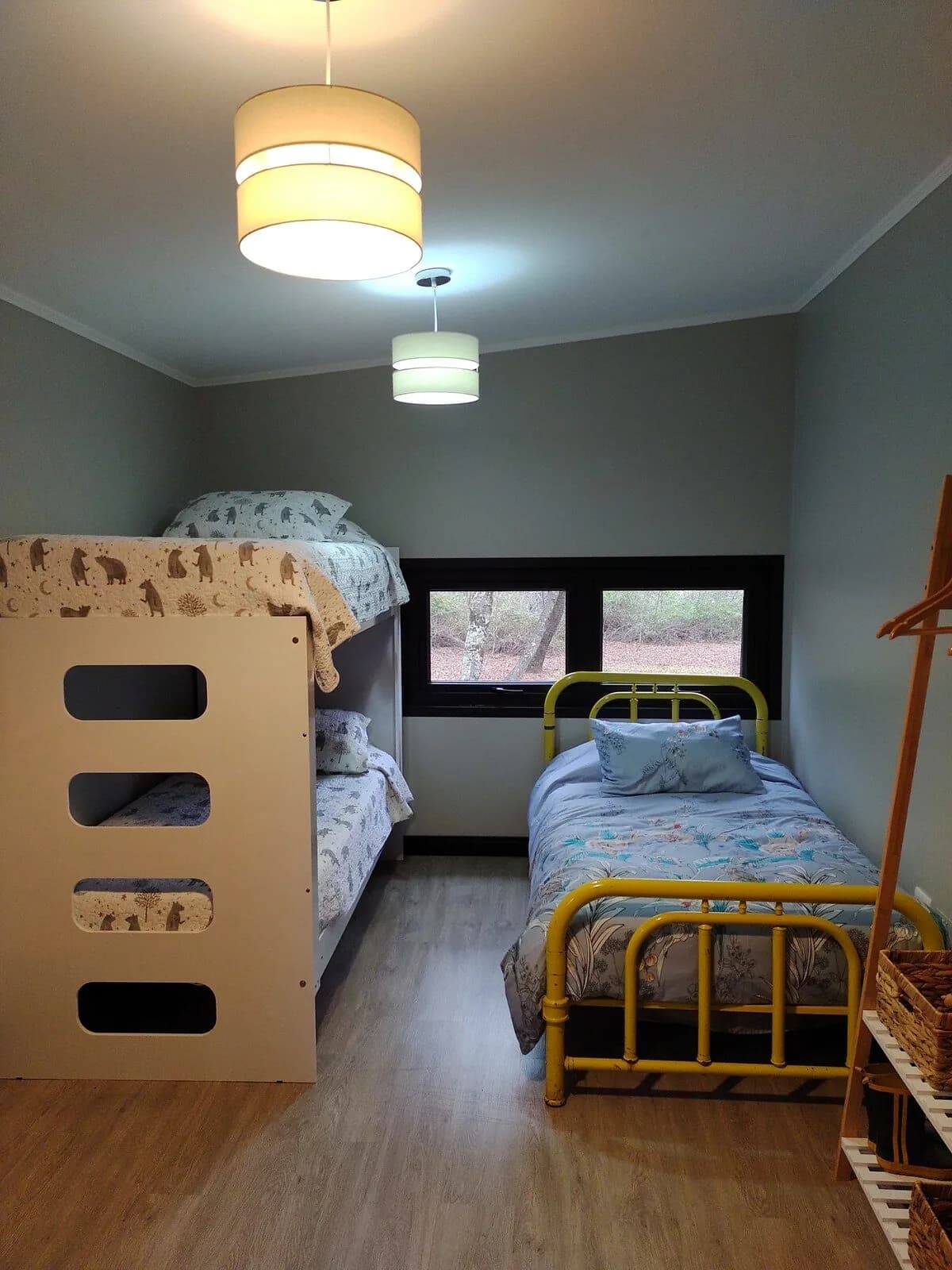 Baño de Refugio7 — alojamiento en la Reserva Altos del Lircay